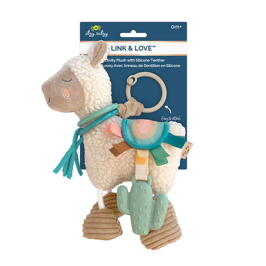 Link & Love™ Teething Activity Toy (Llama)