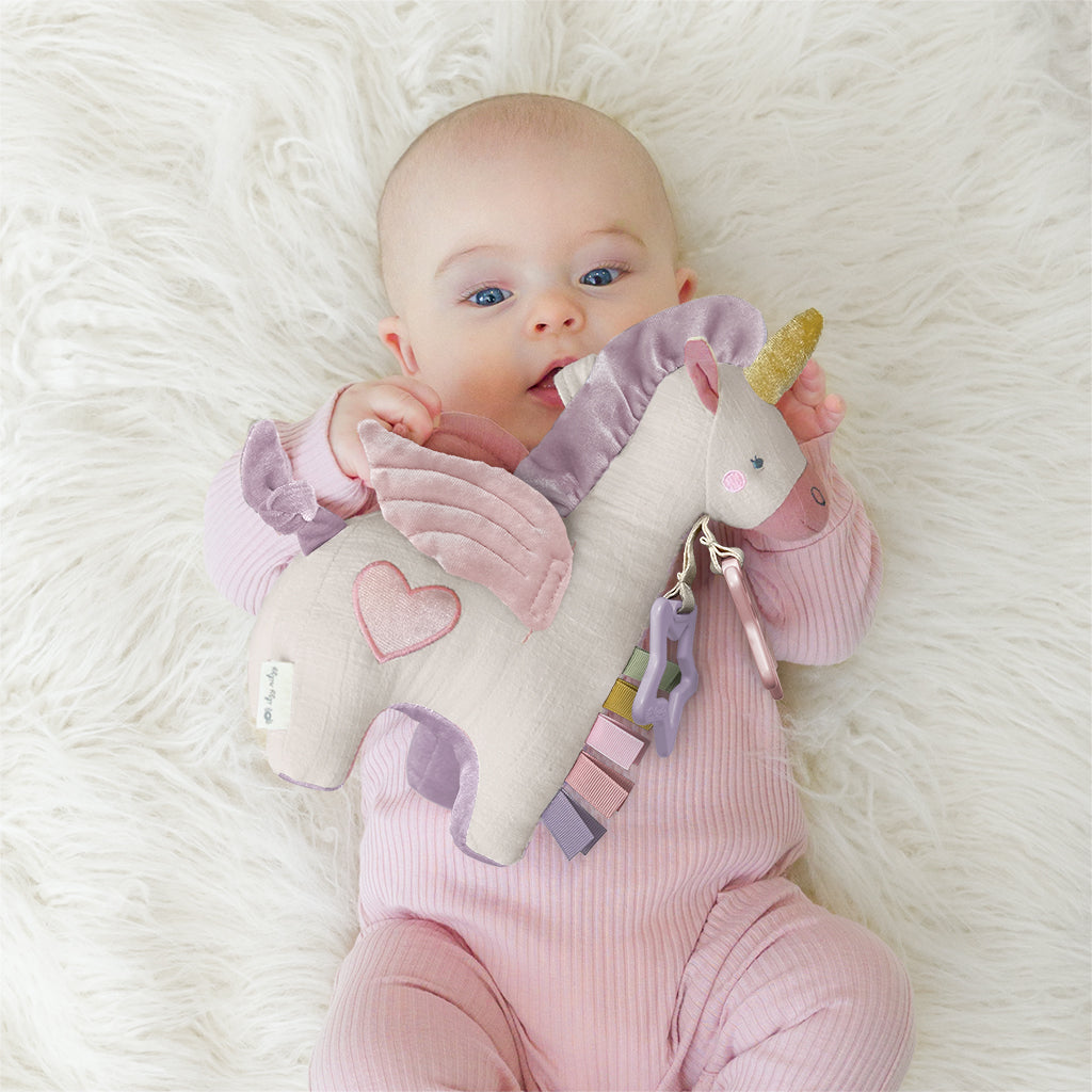 Bitzy Bespoke™ Link & Love™ Teething Activity Toy (Pegasus)