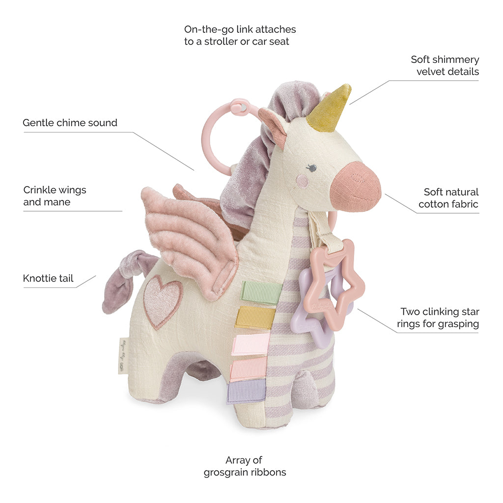 Bitzy Bespoke™ Link & Love™ Teething Activity Toy (Pegasus)