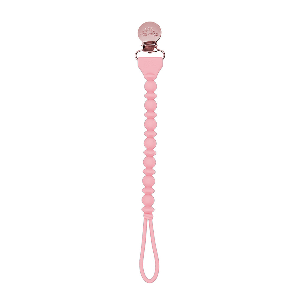 Sweetie Strap™ - Beaded Pacifier Clip (Pink)