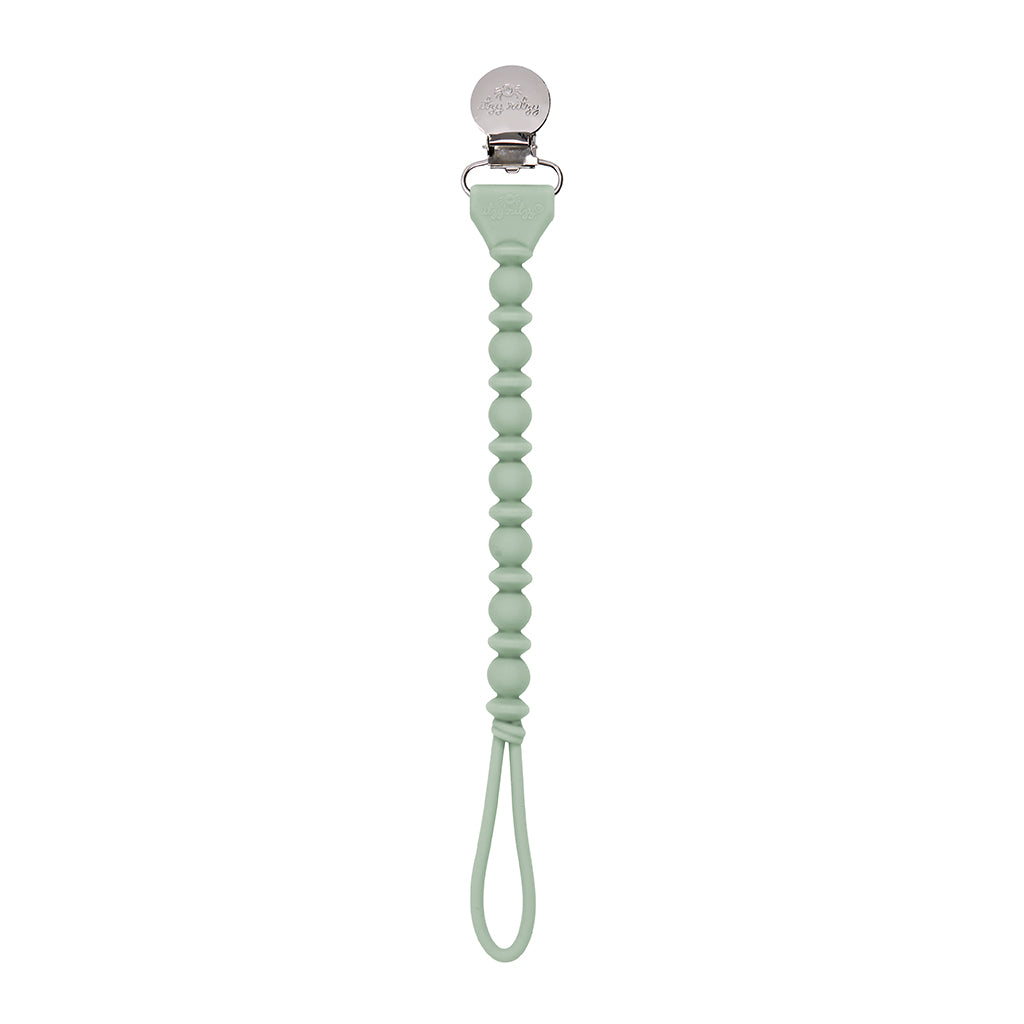 Sweetie Strap™ - Beaded Pacifier Clip (Agave)