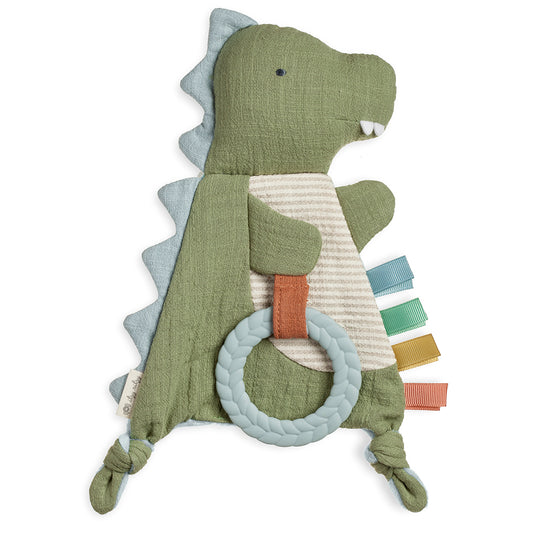 Bitzy Crinkle™ Sensory Crinkle Toy With Teether (Dino)