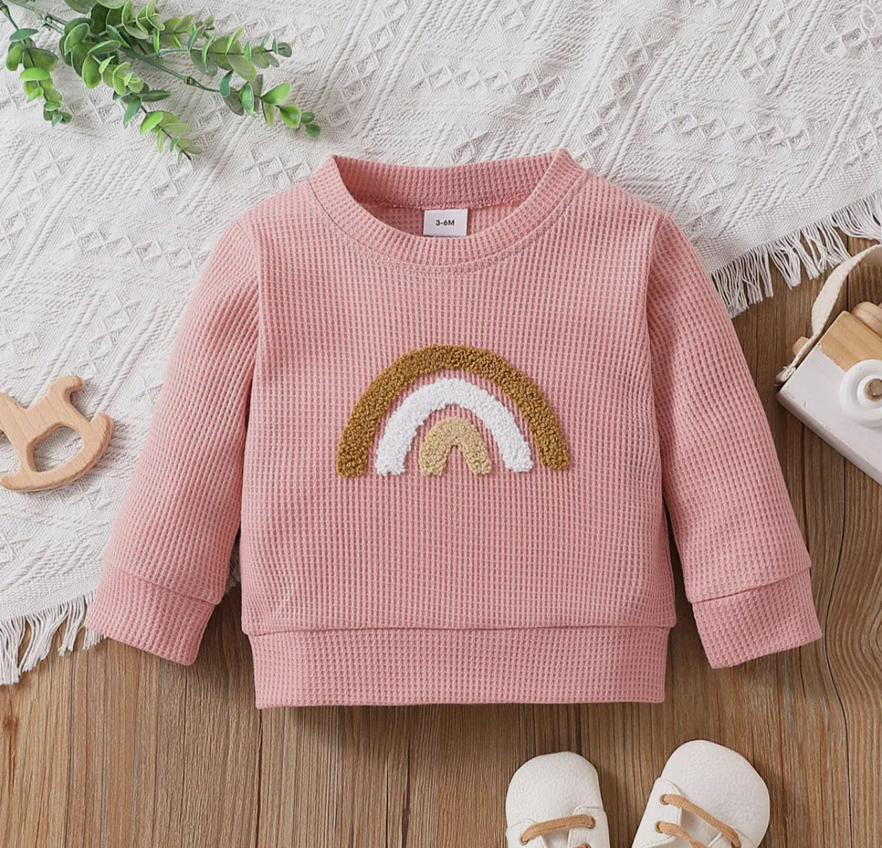 Over the Rainbow Sweatshirt (Pink)