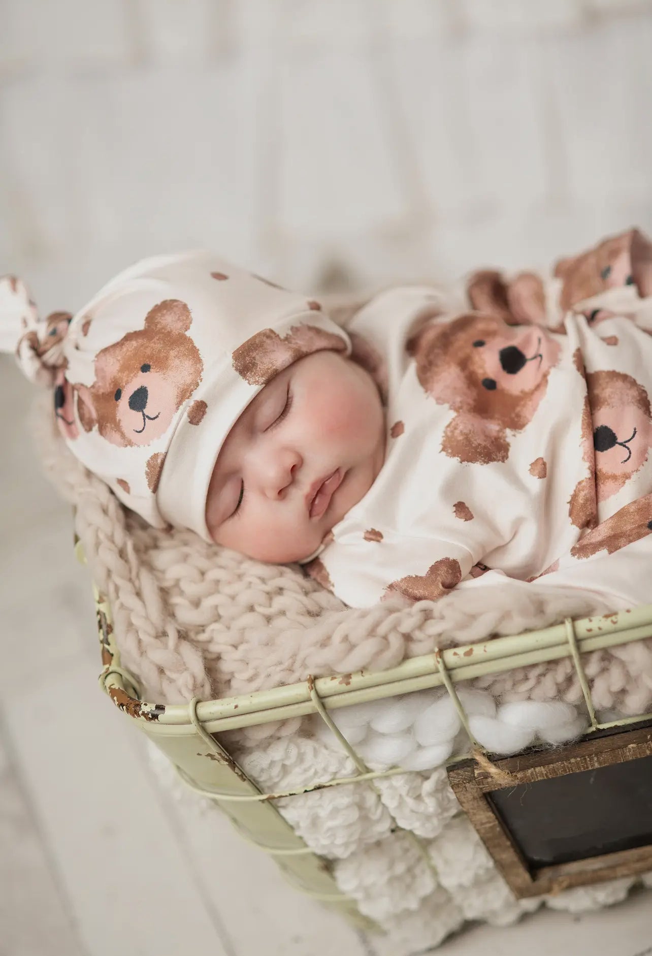 Teddy Bear Infant Gown