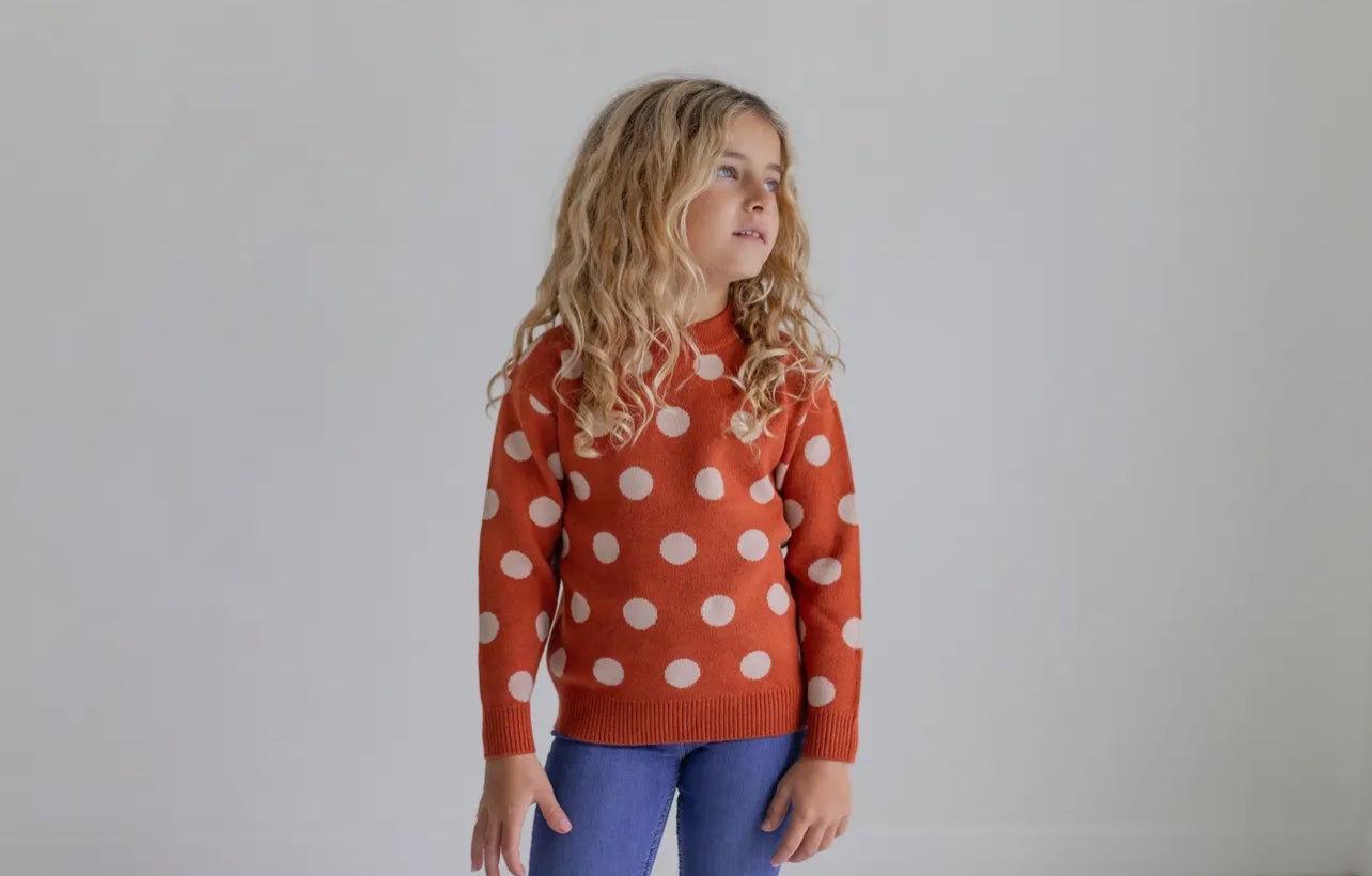 Ruby Polka Dot Sweater