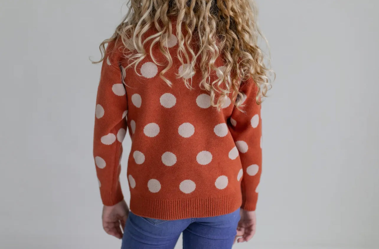 Ruby Polka Dot Sweater