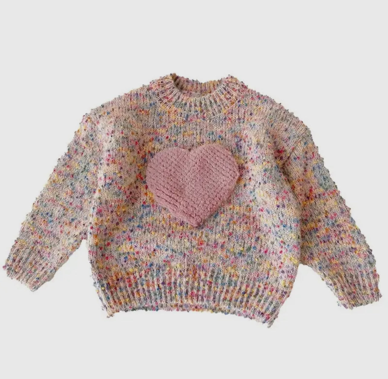 Confetti Heart Sweater (FINAL SALE)