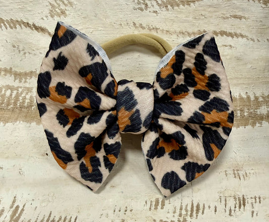 Classic Nylon Bow - Leopard