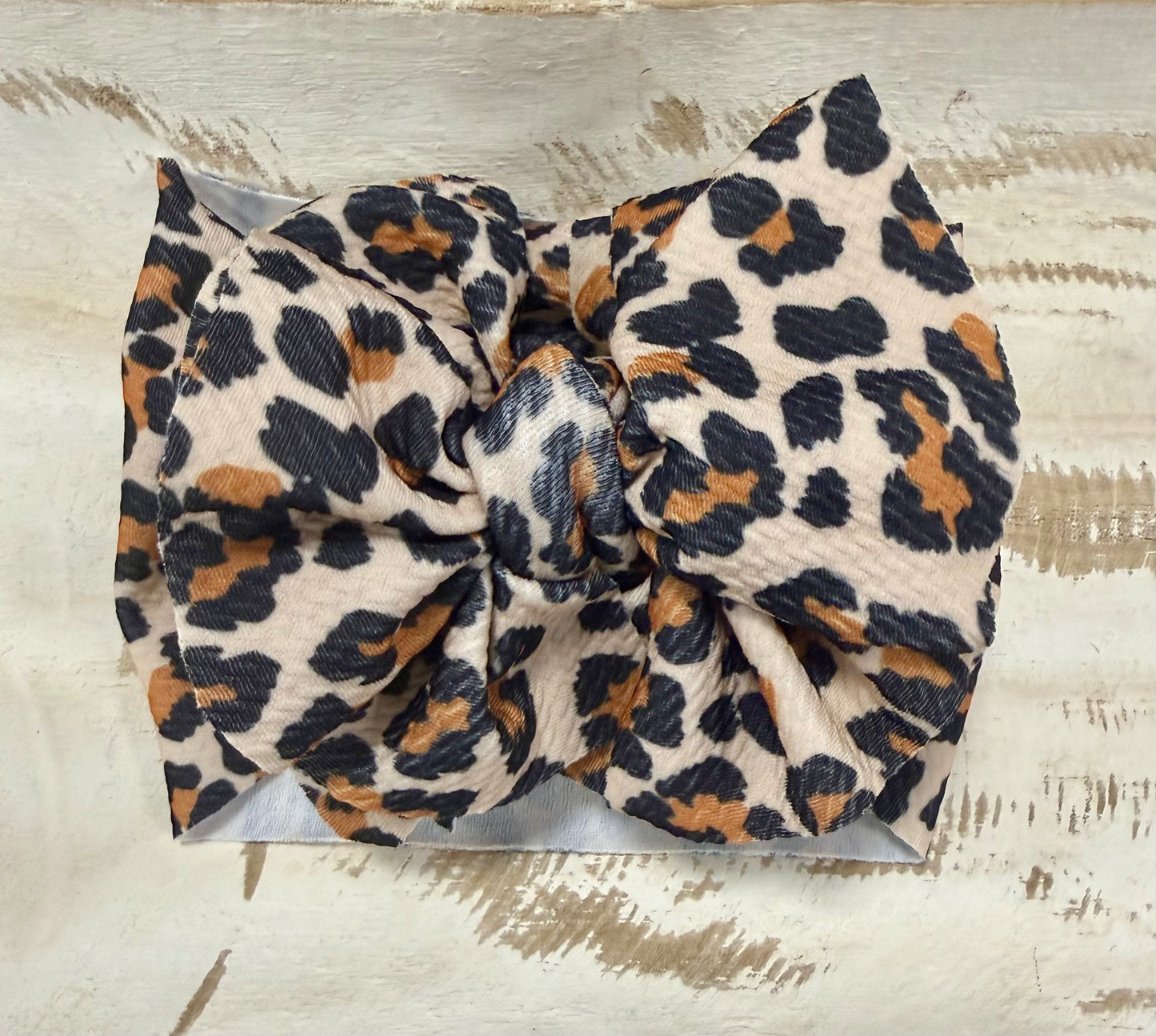 Shredded 4 Layer Headwrap - Leopard