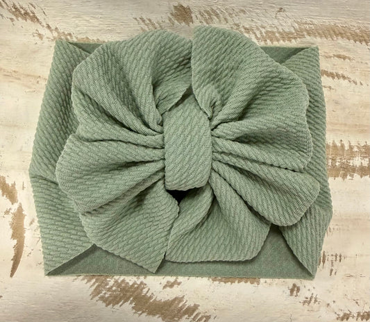 Messy Headwrap - Rustic Sage