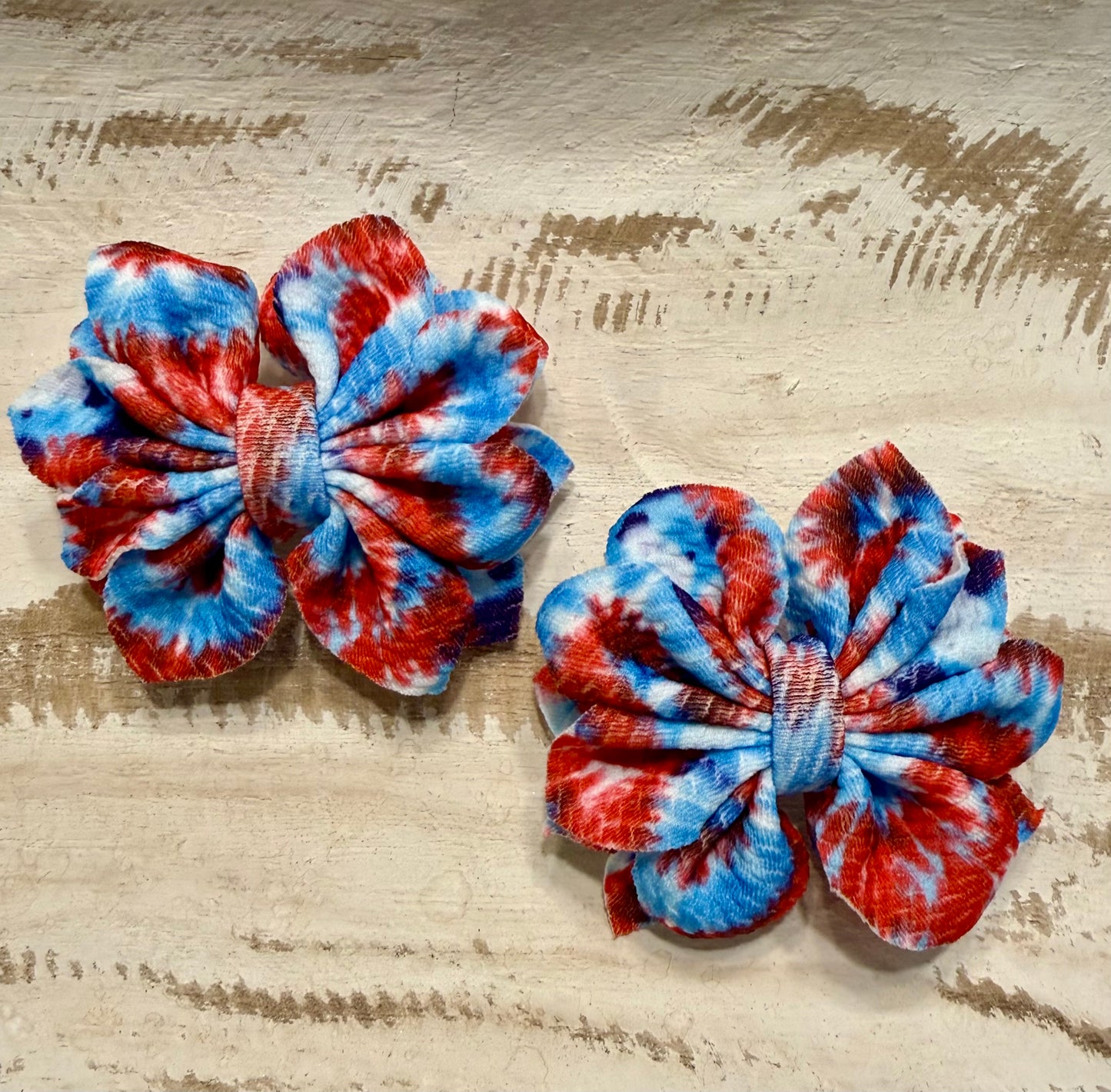 Flower Petal Piggy Set - American Tie Dye