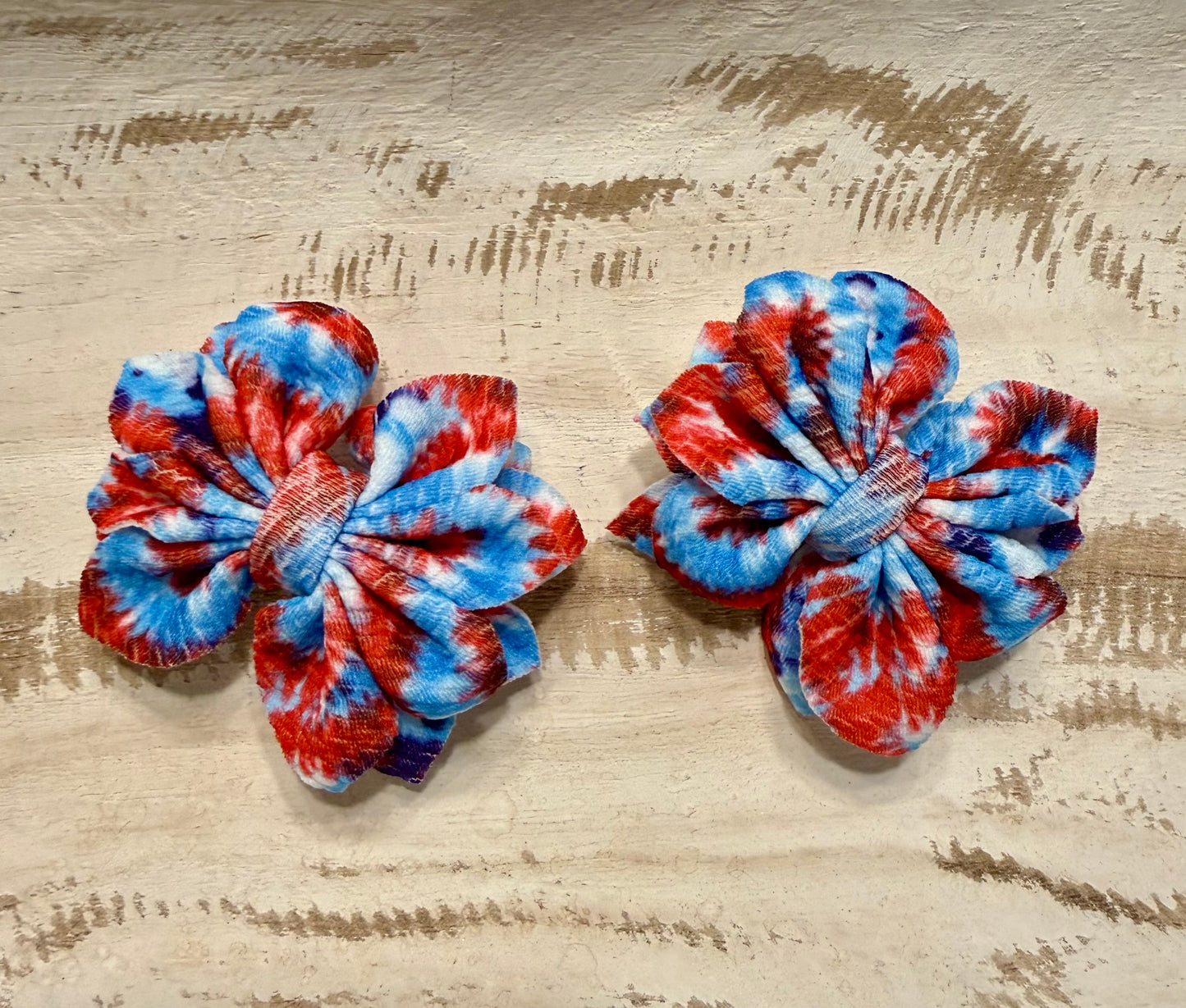 Flower Petal Piggy Set - American Tie Dye