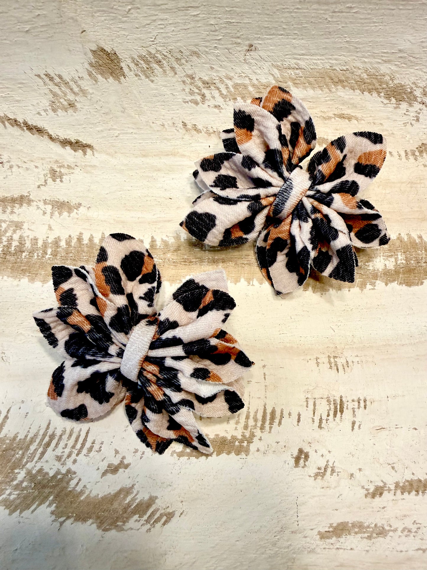 Flower Petal Piggy Set - Leopard