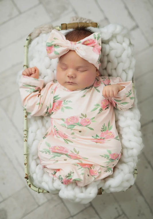 Pinky Pink Infant Gown