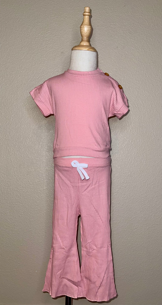 Ribbed Spring Set (Pink)(FINAL SALE)