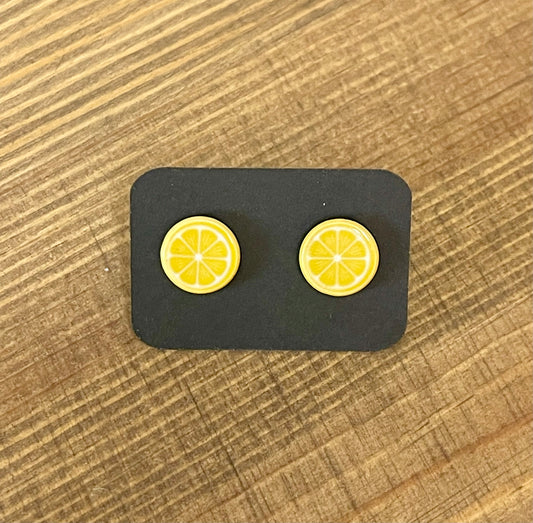 Lemon Slice Earrings