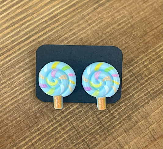 Swirl Lollipop Earring