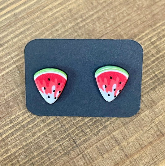 Watermelon Slice Earrings