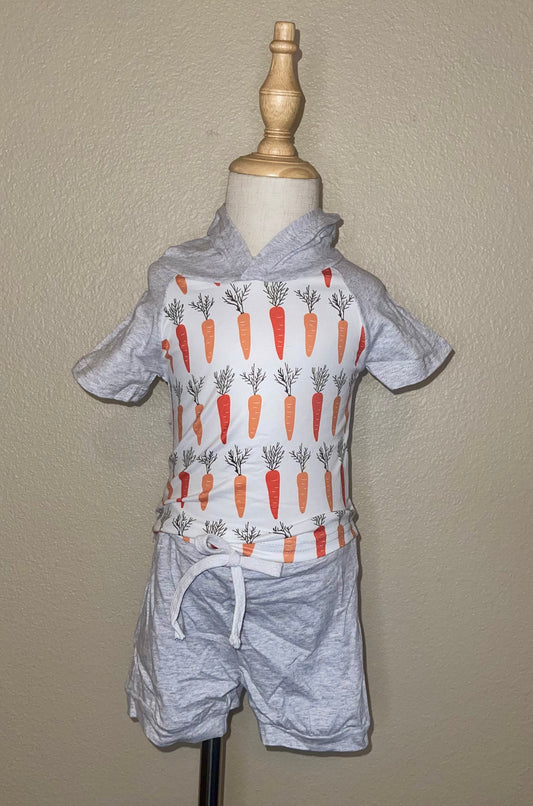 Carrot Hooded Lounge Set (FINAL SALE)