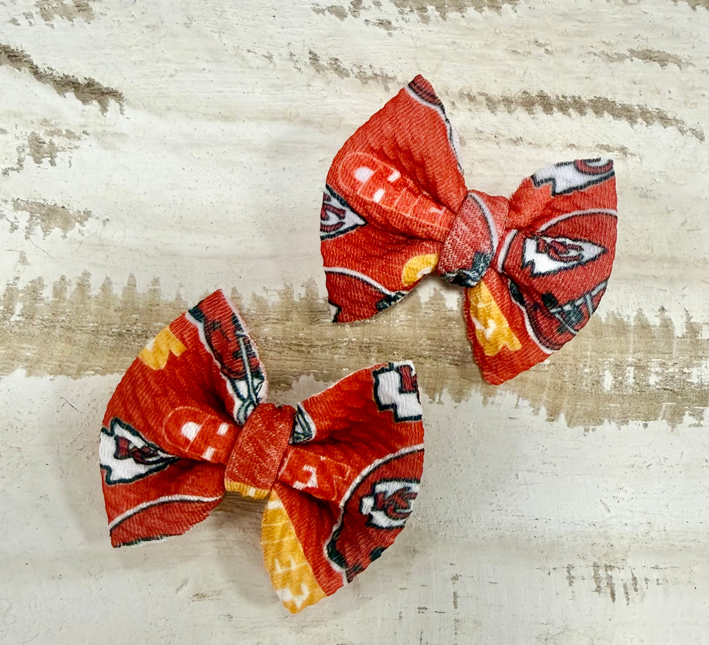 Micro Classic Bow Piggy Set - Red Chiefs