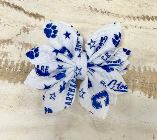 Flower Petal Alligator Clip - C-Town (White)