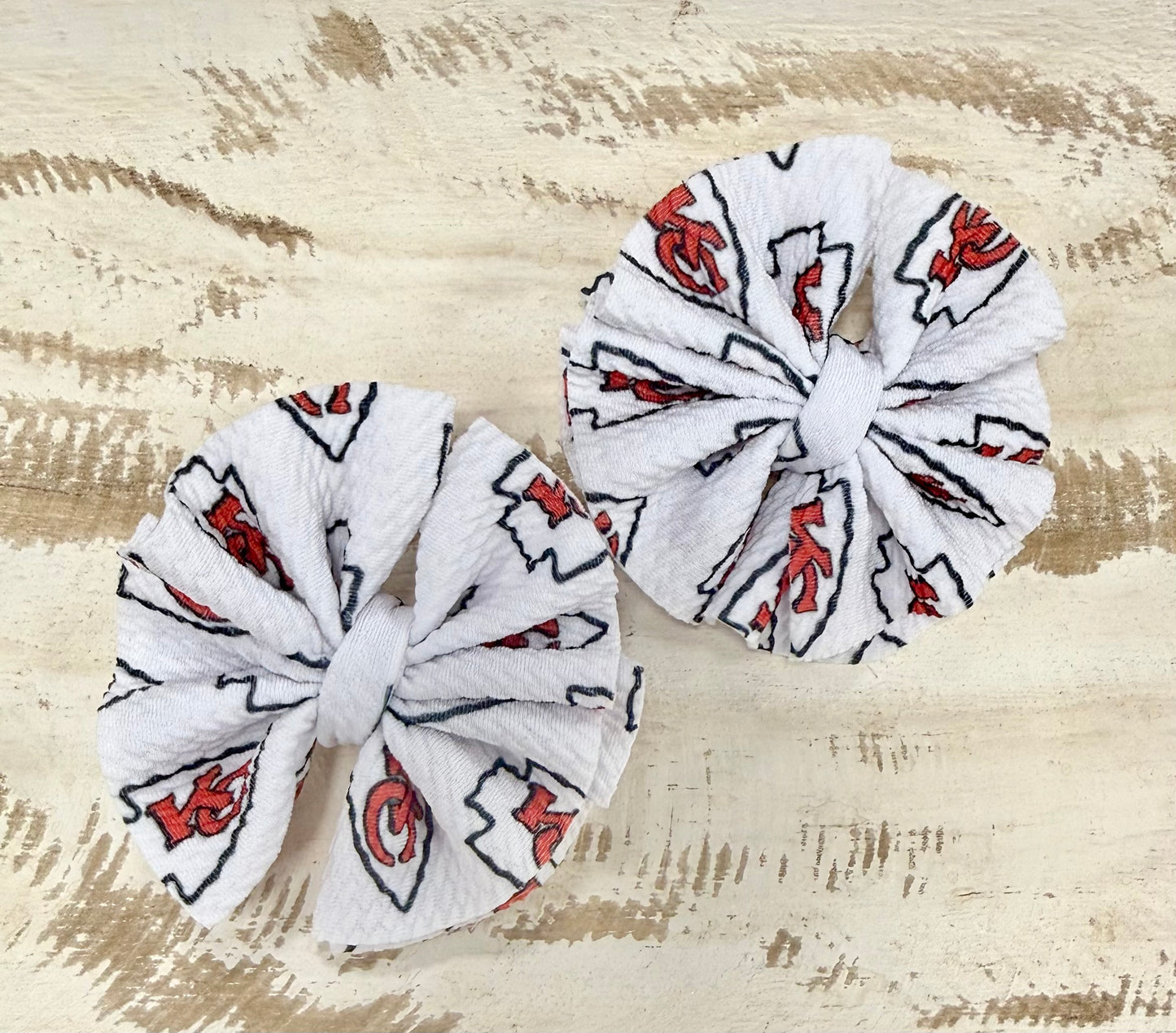 Shredded 2 Layer Piggy Set - White Chiefs Logo