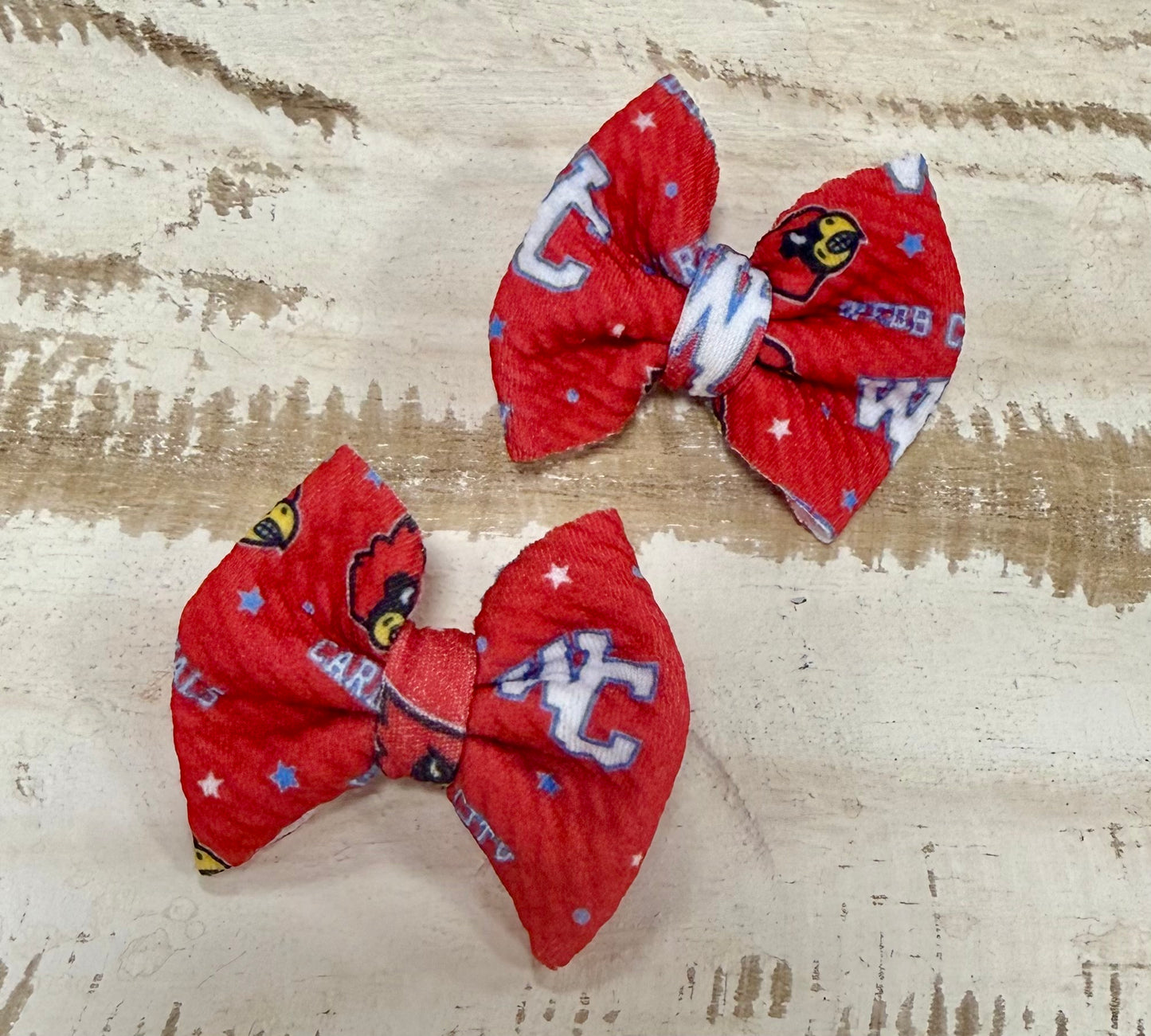 Micro Classic Bow Piggy Set - Webb City Cardinals