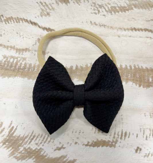 Classic Nylon Bow - Black