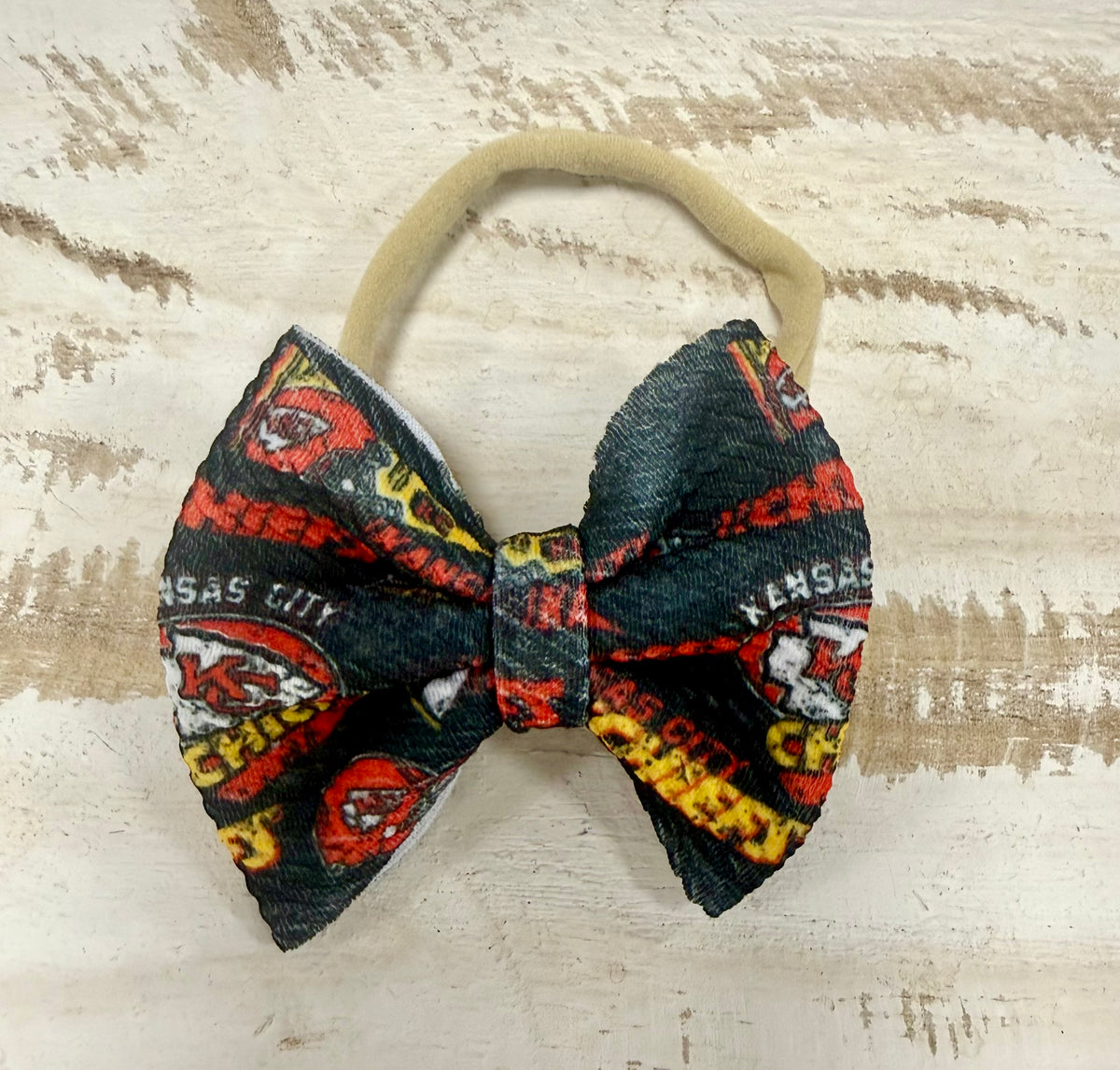 Classic Nylon Bow - Chiefs Blackout