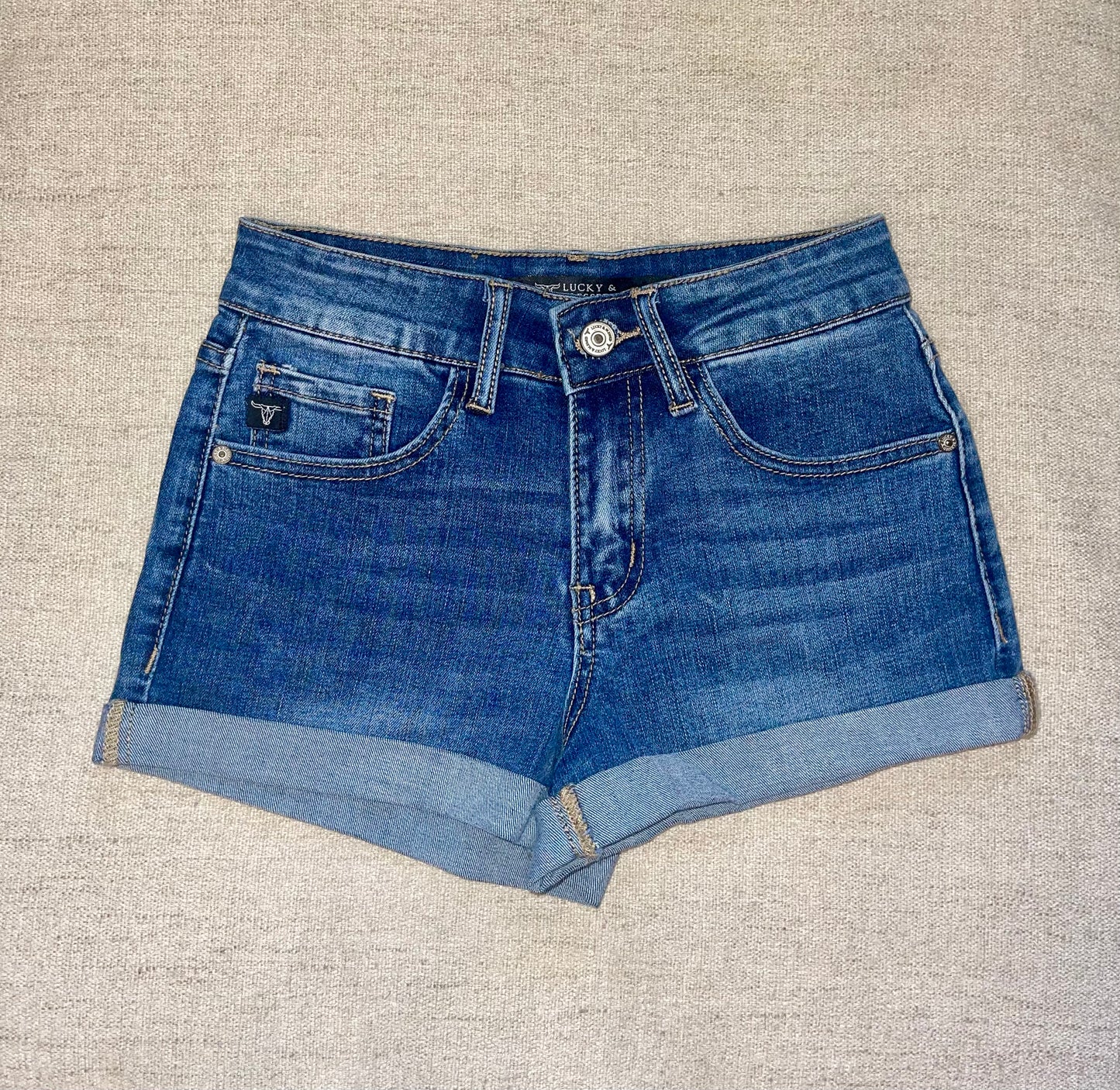 Dark Wash Denim Short