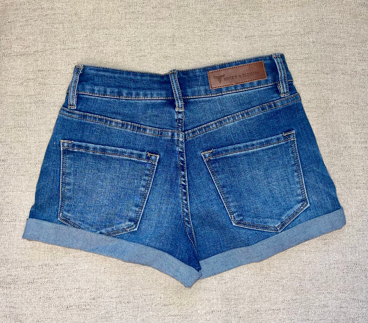 Dark Wash Denim Short