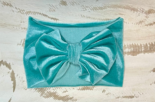 Velvet Headwrap (Teal)