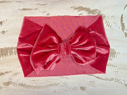 Velvet Headwrap (Pink)