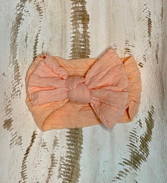 Softy Knotted Headband (Sherbet Orange)