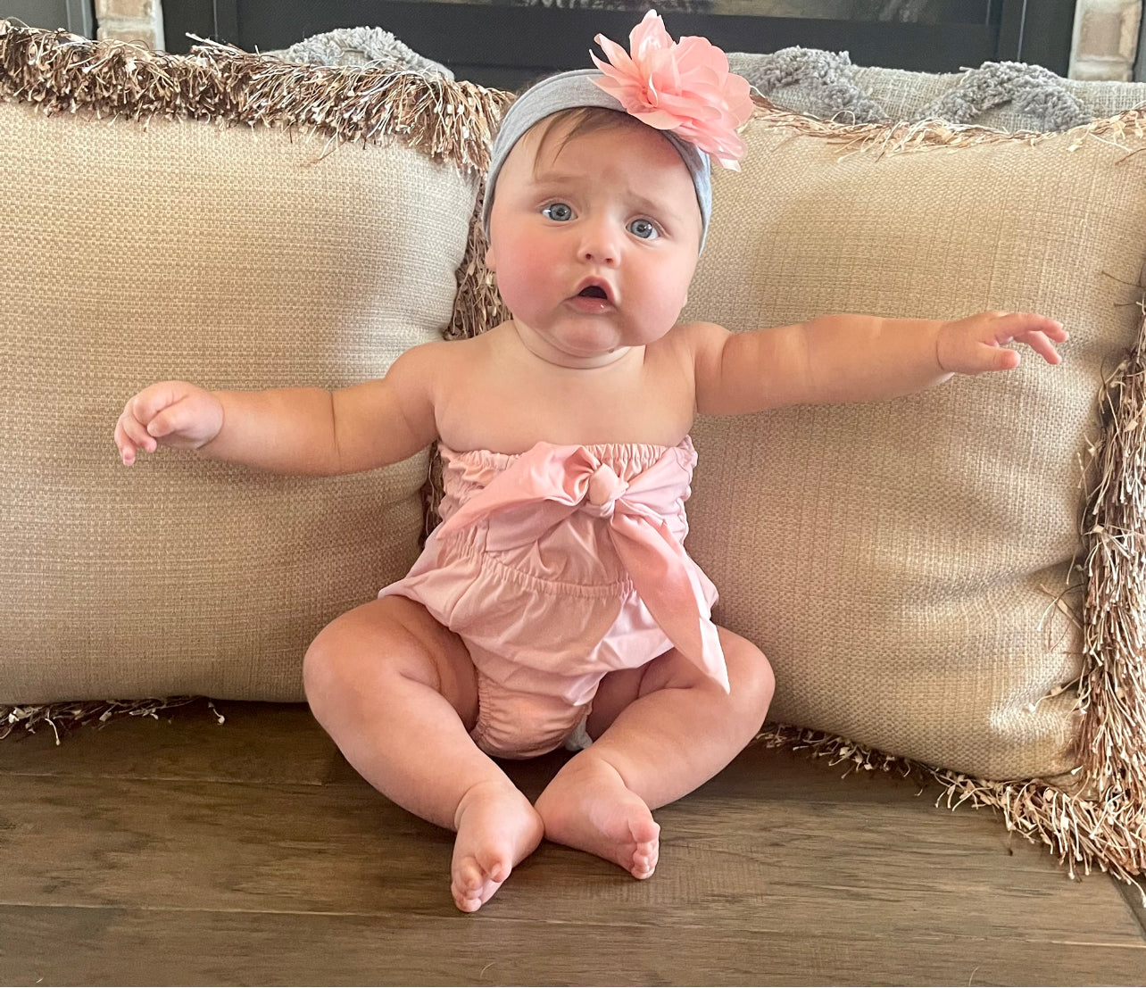 Malibu Bubble Romper (FINAL SALE)