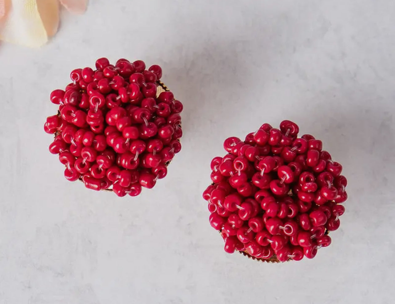 Throw the Confetti Earring (Red)