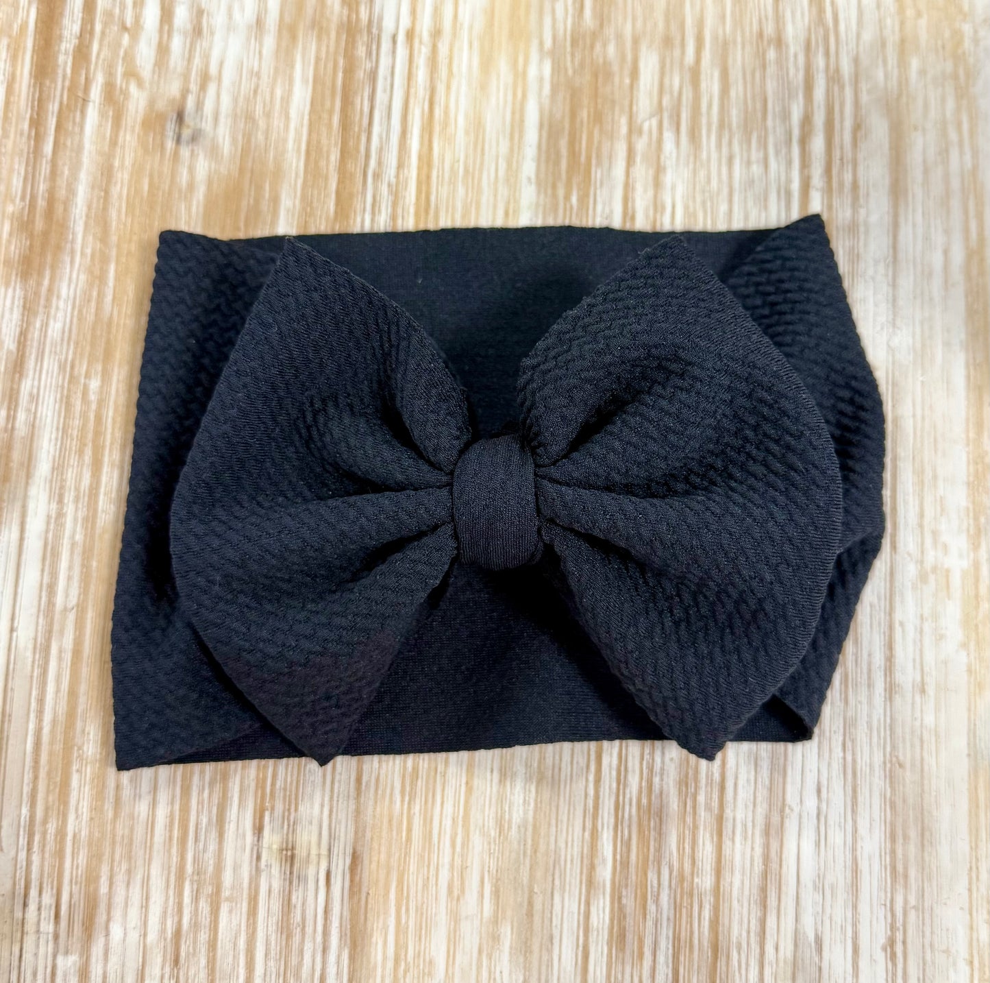 Large Headwrap - Black (0-6 month)