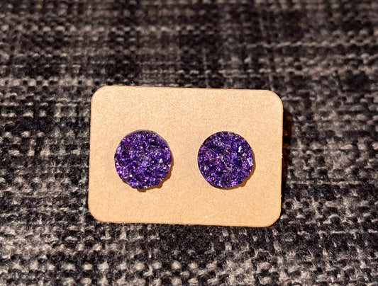 Fall Spirit Stud Earring (Purple)