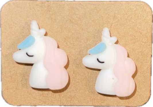 Dreamy Unicorn Stud (Blue/Pink)