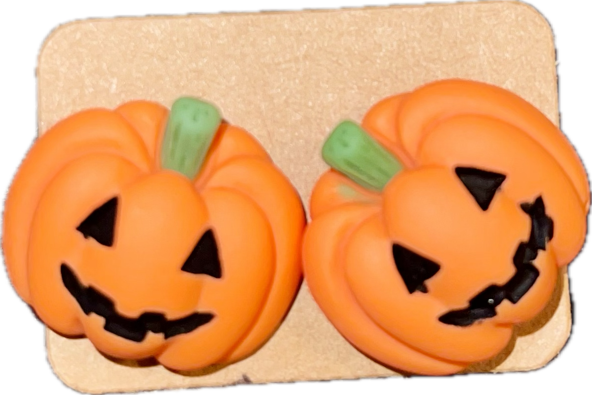 Jack-o'-lantern Studs