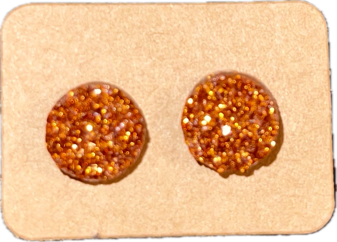 Fall Spirit Stud Earring (Orange)