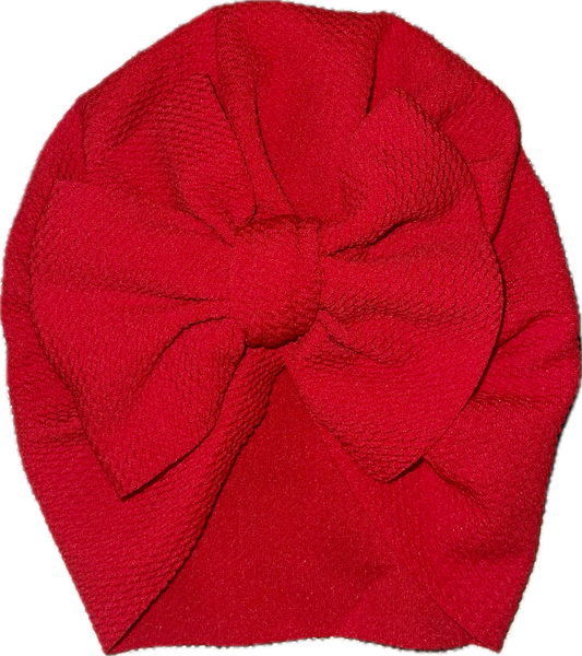 Turban with Bow (Red)