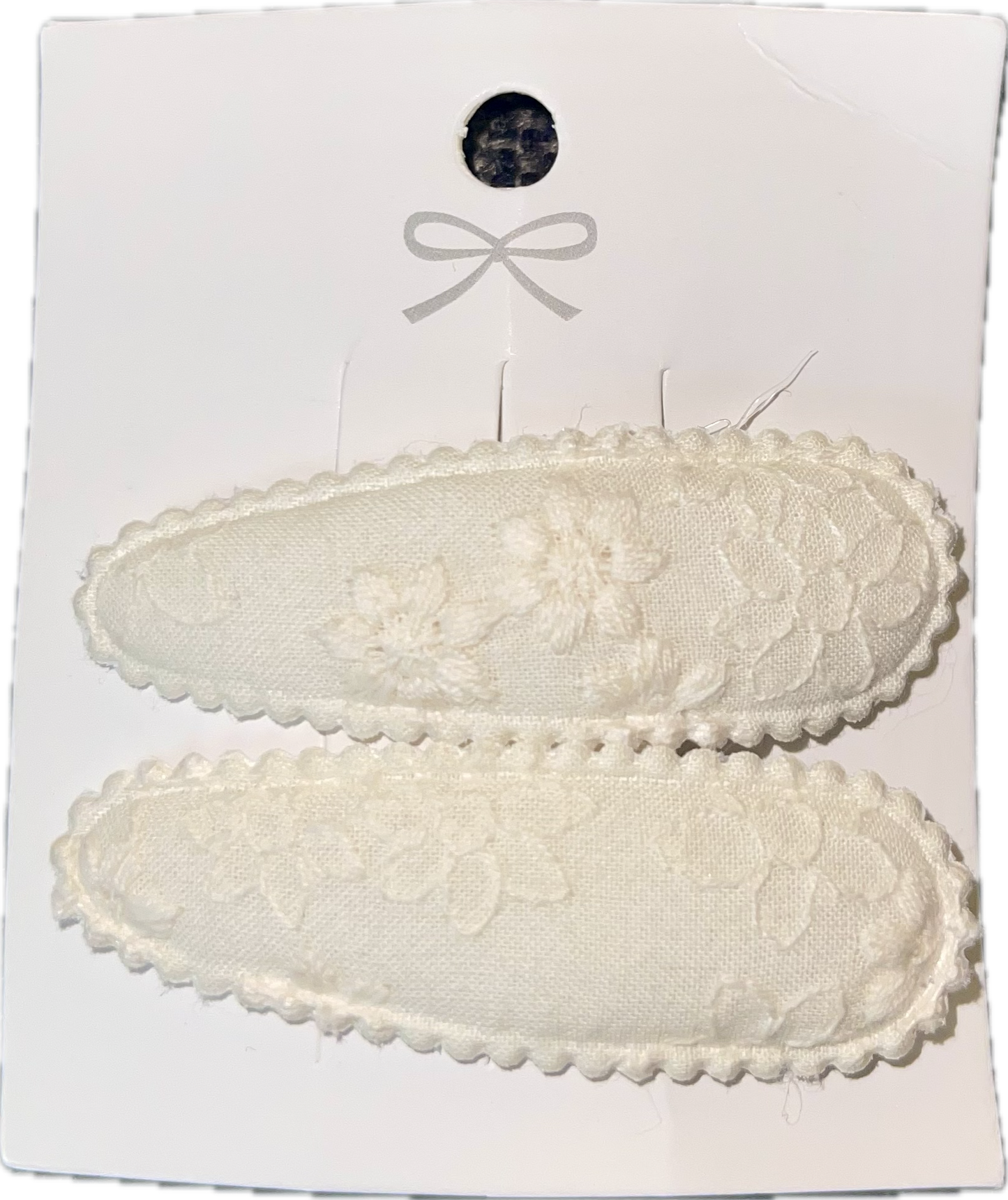 Cream Barrette (2 clips)