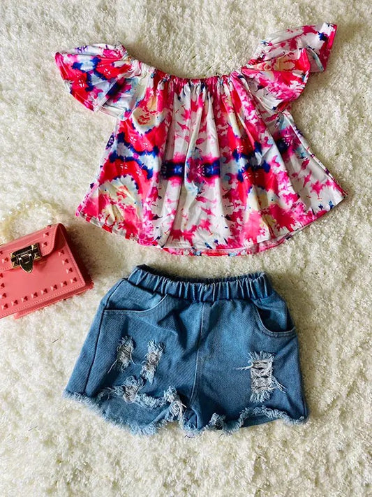 Tie Dye Short Set