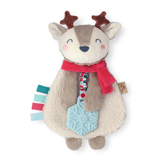 Holiday Itzy Lovey Plush and Teether (Jolly the Reindeer)