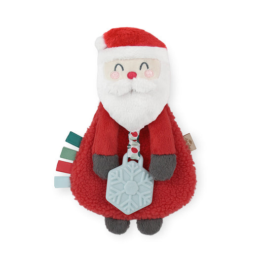 Holiday Itzy Lovey Plush and Teether (Nick the Santa)