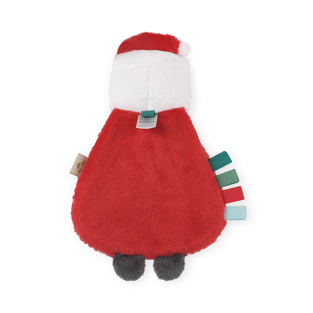 Holiday Itzy Lovey Plush and Teether (Nick the Santa)