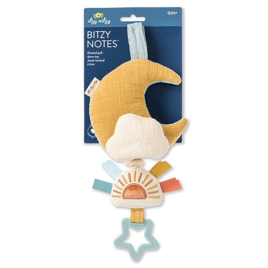 Bitzy Notes™ Musical Pull-Down Toy (Moon)