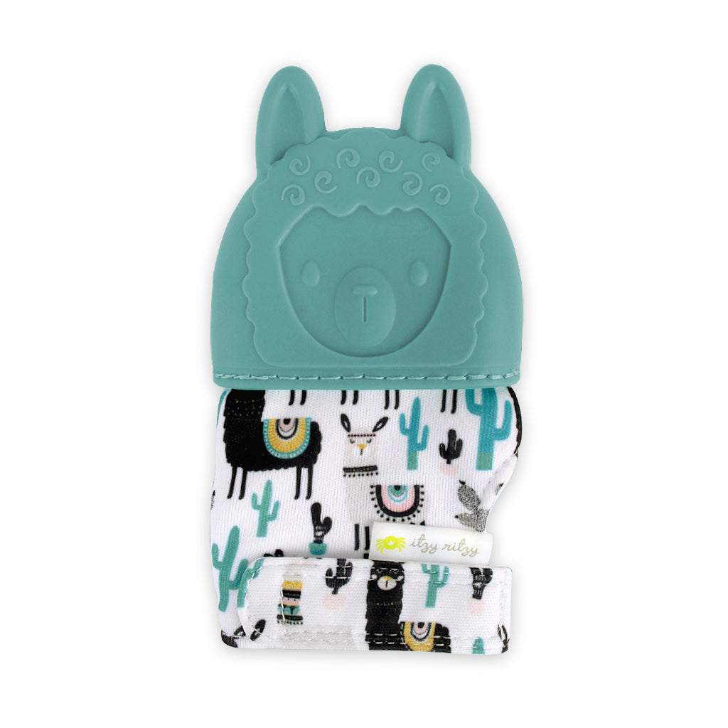 Itzy Mitt® Teething Mittens (Llama)