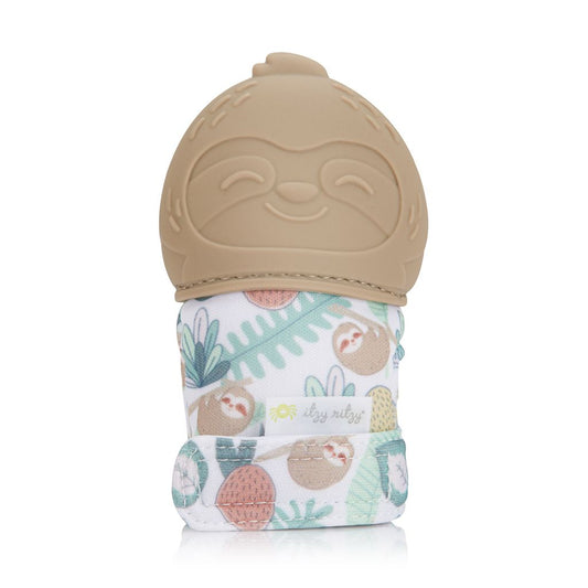 Itzy Mitt® Teething Mittens (Sloth)